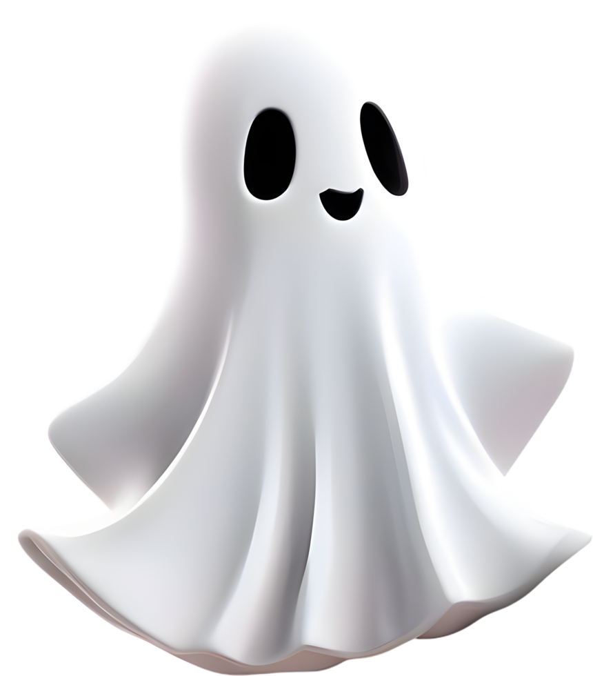 Playful Ghost Design for Creative and Fun Clipart. . png