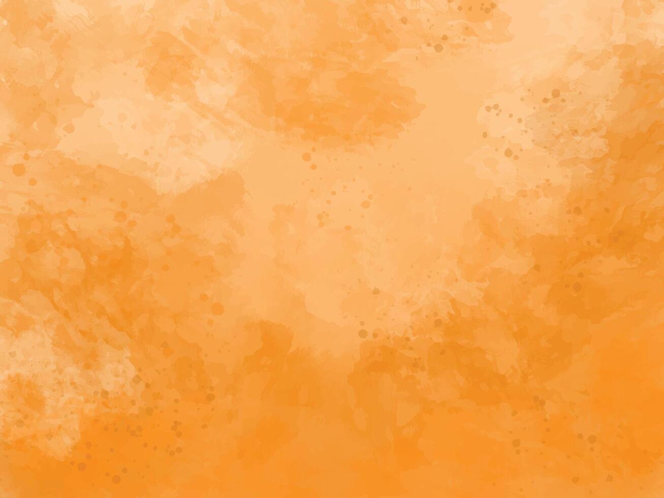 Orange Cloud Watercolor Background Soft Aesthetic Texture vector