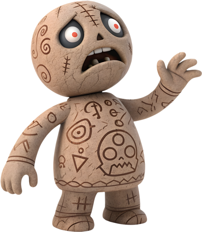 Golem animated character fantasy stone beast. . png