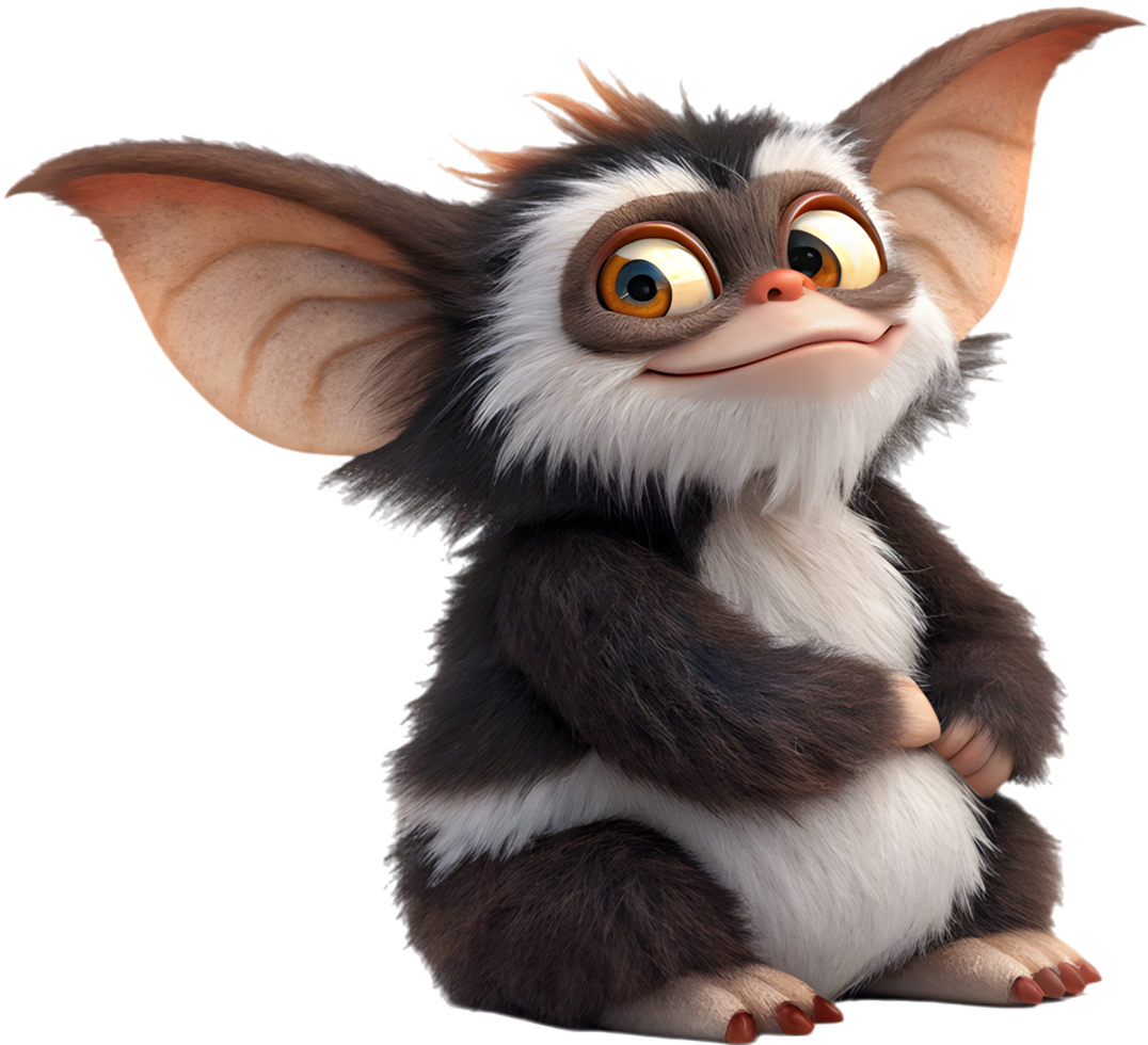 Cheeky Gremlin Cartoon with Quirky Antics. . png