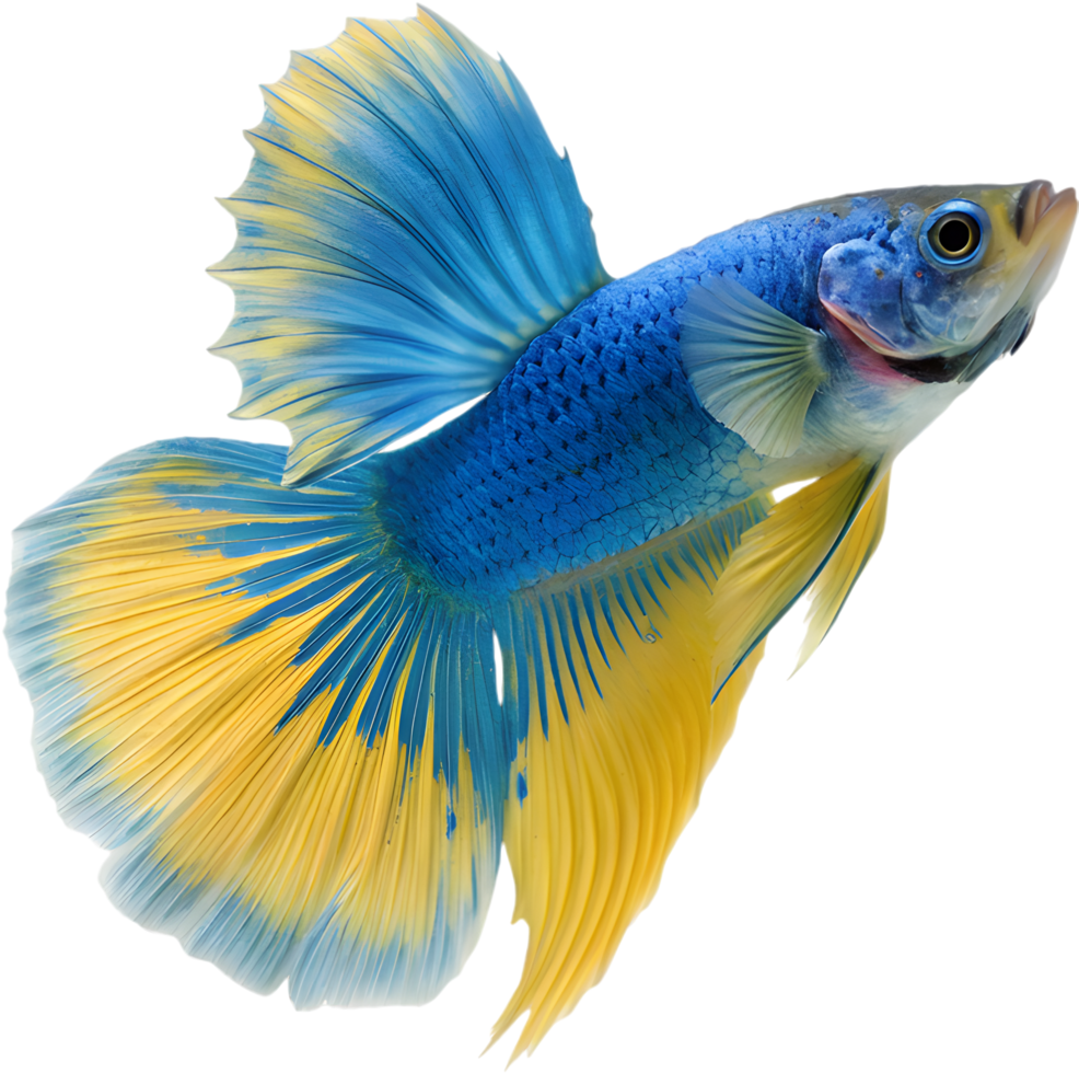 Beautiful Aquatic Guppy Fish Illustration for Digital Art. . png