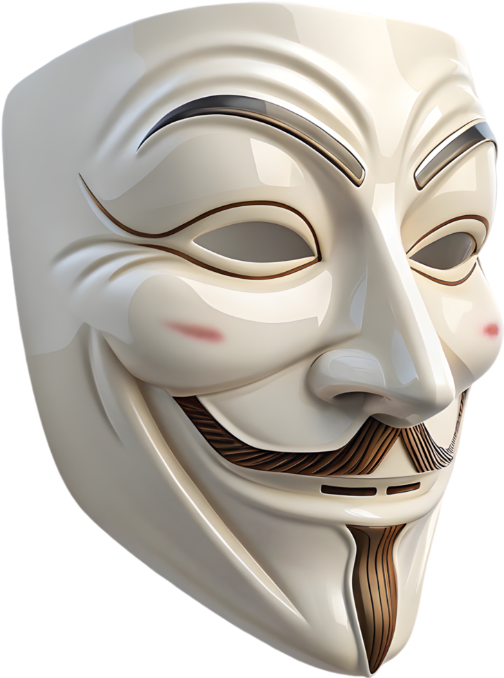 Classic Anonymous Face for Underground Activism. . png