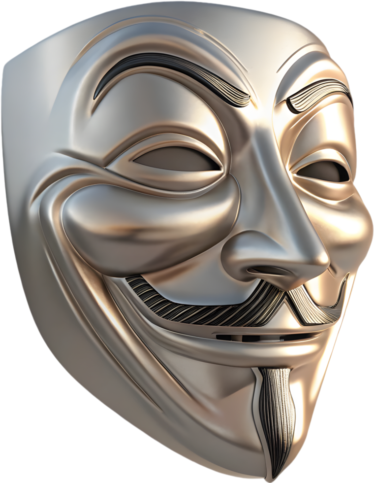 Bold Hacker Mask Representing Cyber Freedom. . png