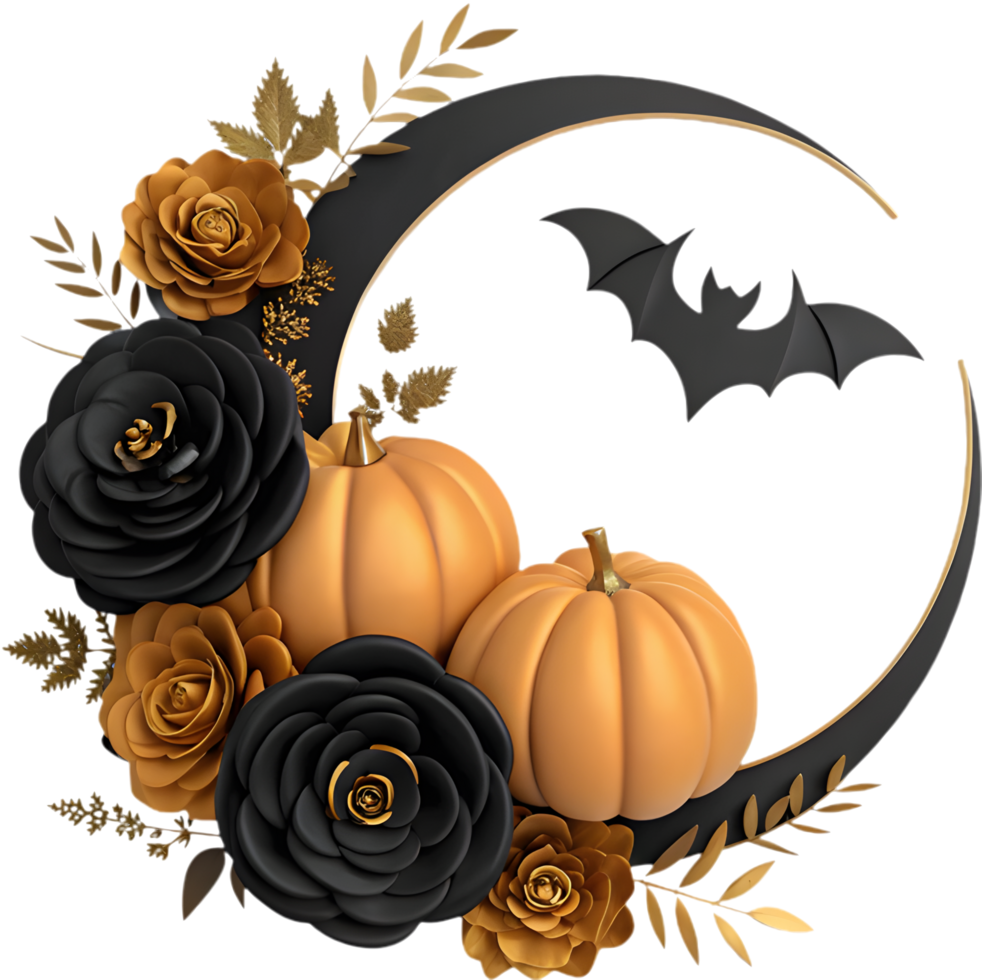 Boo Themed Halloween Emblem with Ghostly Vibes. . png