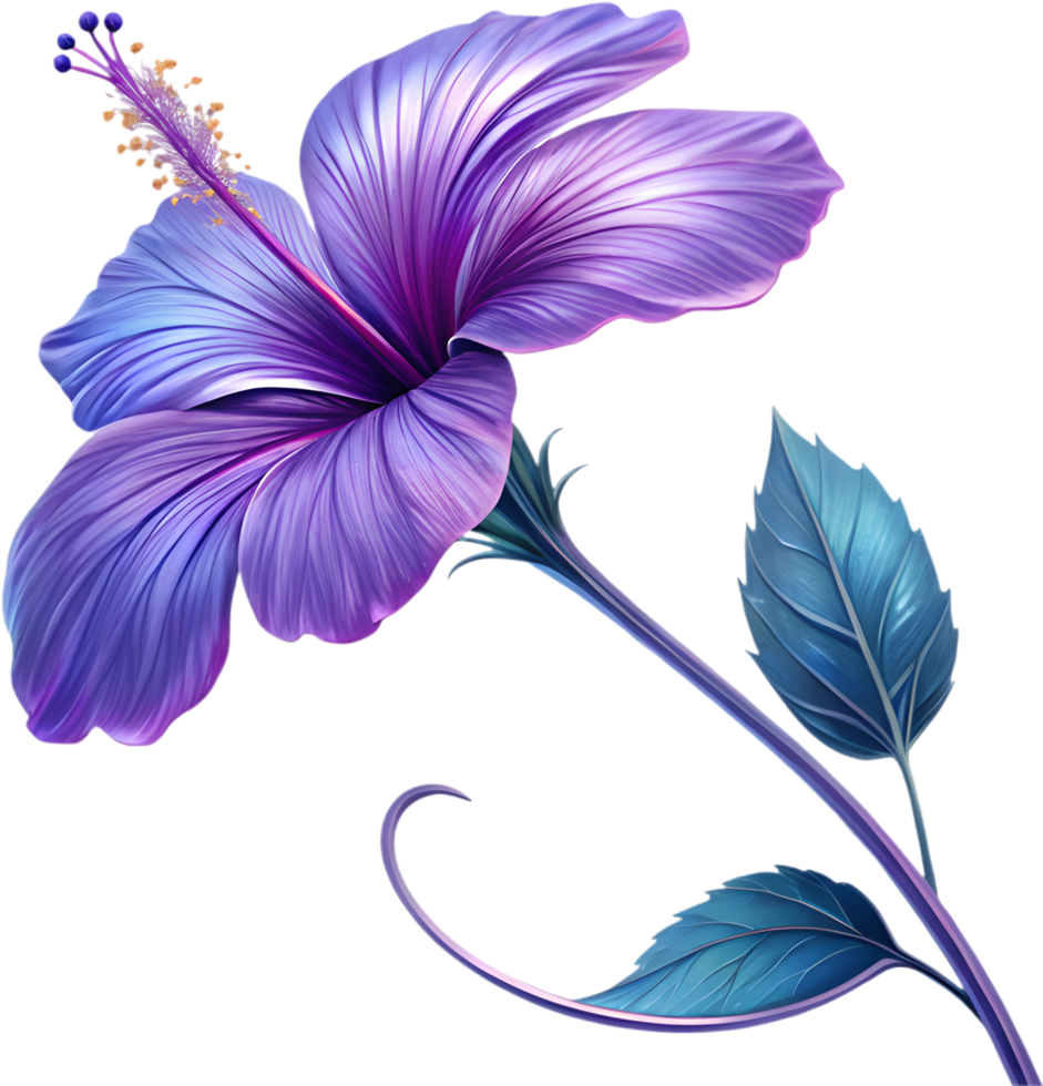 Handmade-Style Hibiscus Flower with Luxury Gemstone Touch. . png
