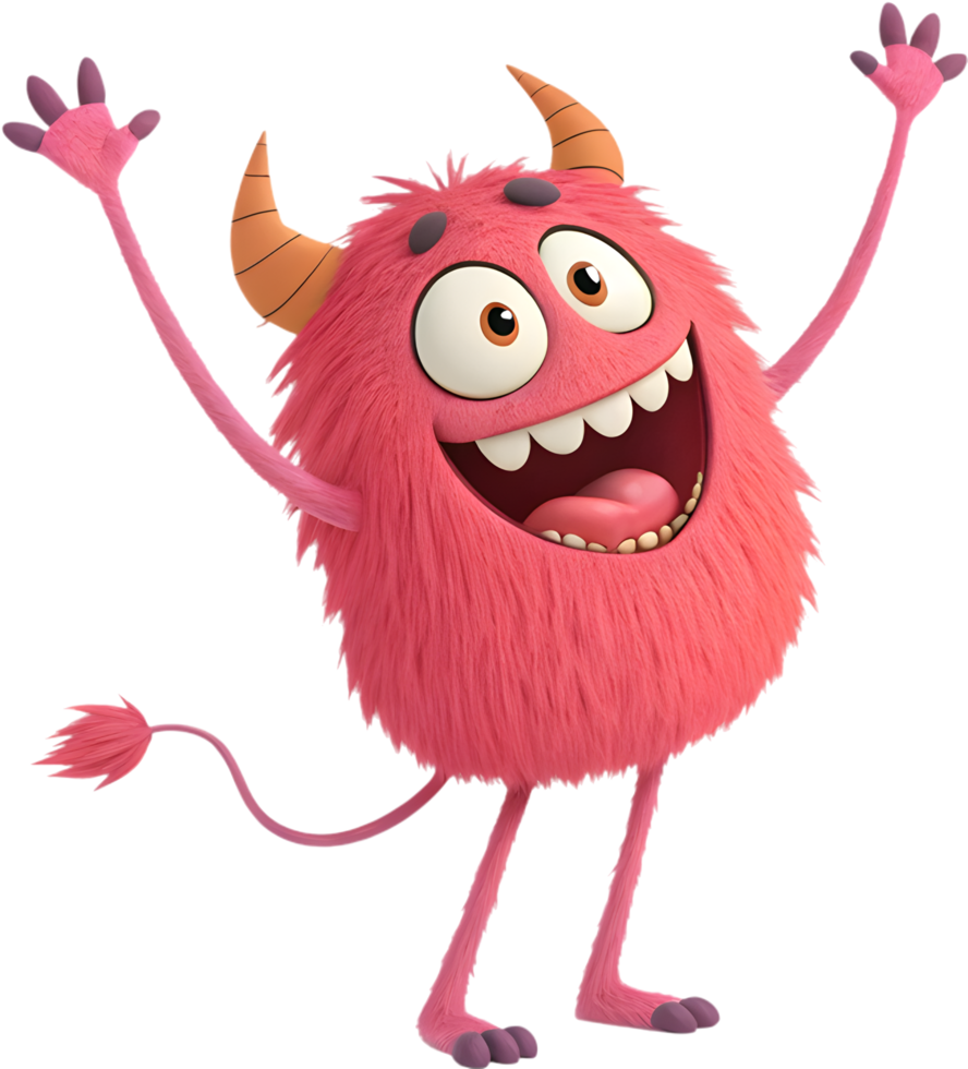 Cool Kawaii Demon Character Clipart for Animation. . png