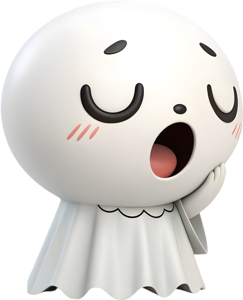 Traditional Teri Teri Bouzu Rain Doll Clipart for Japanese Blessings. . png