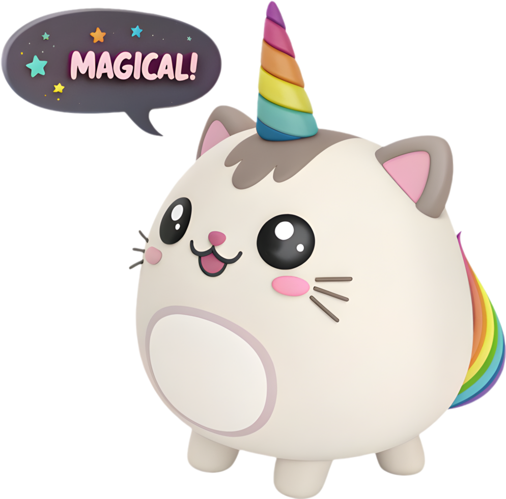 Adorable Happy Kitten in a Fantasy Themed Dress. . png