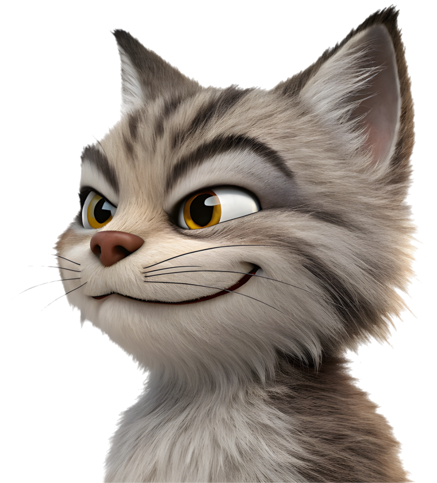 Playful kitten clipart for blog posts. . png