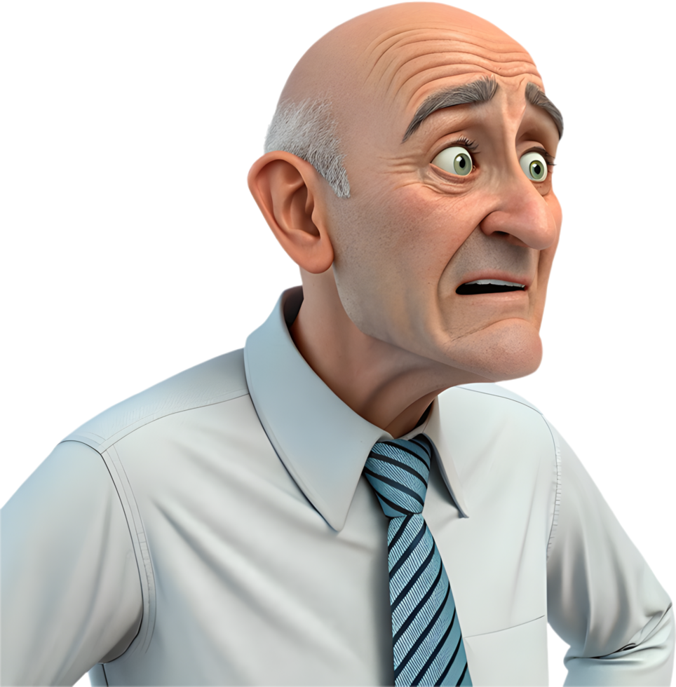 Confident business worker in suit for office presentation. . png