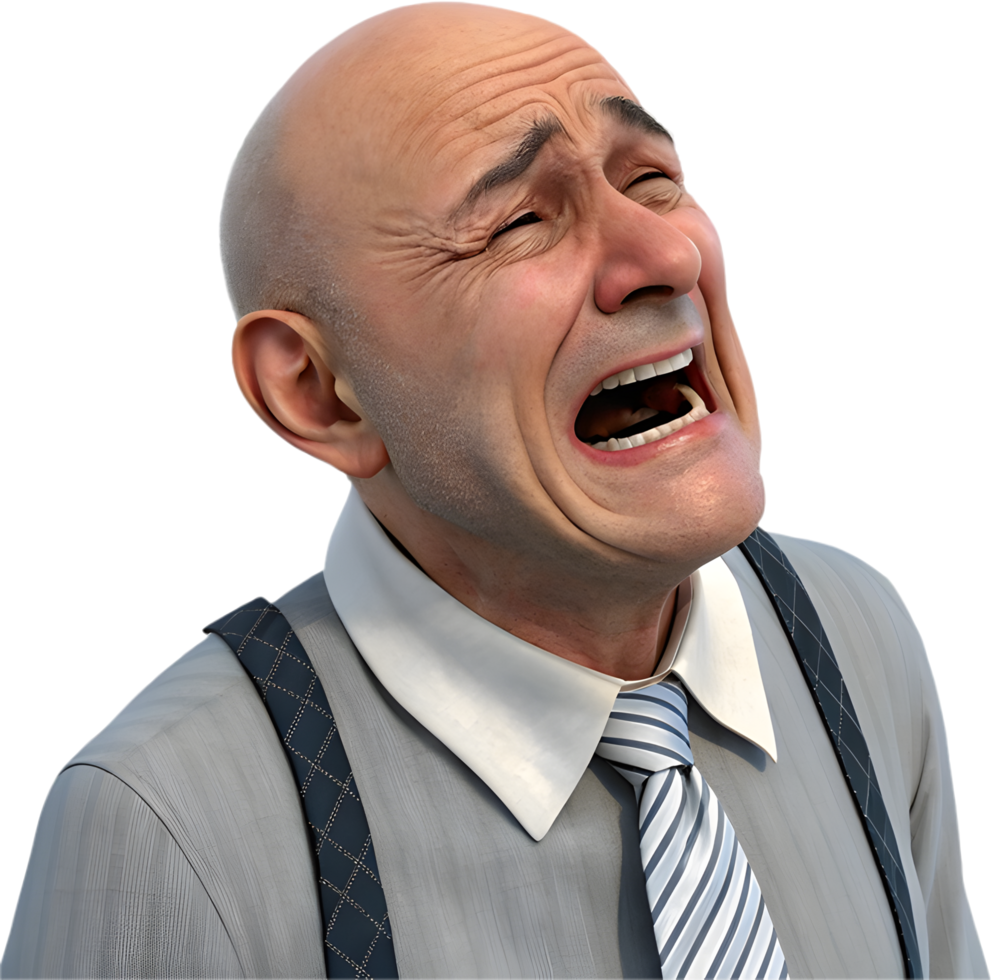 Confident businessman in suit ready for office tasks. . png