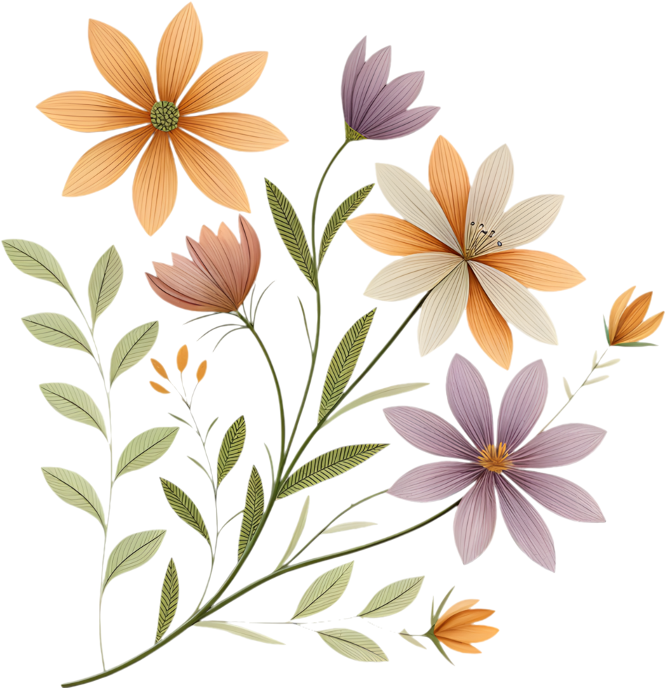 Soft Bloom Clipart for Scrapbooking . png