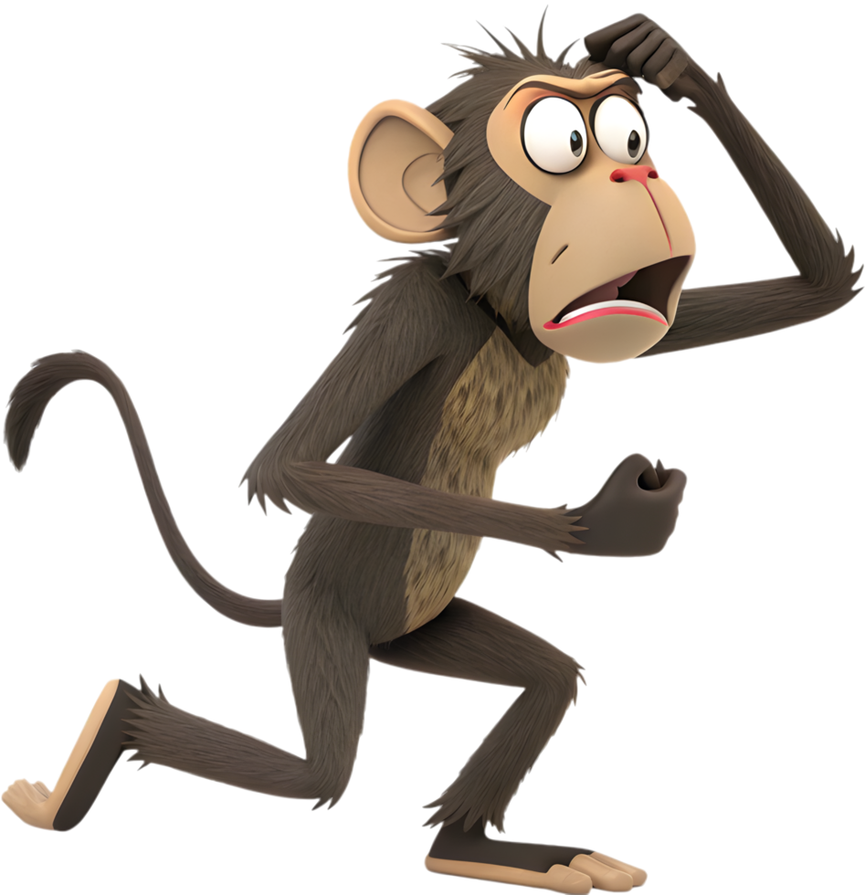 Cute and Fun Monkey Clipart for Animated Designs. . png