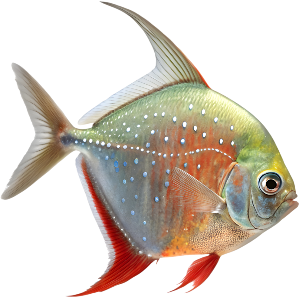 Beautiful Detailed Selene Setapinnis Shiny Moonfish. . png