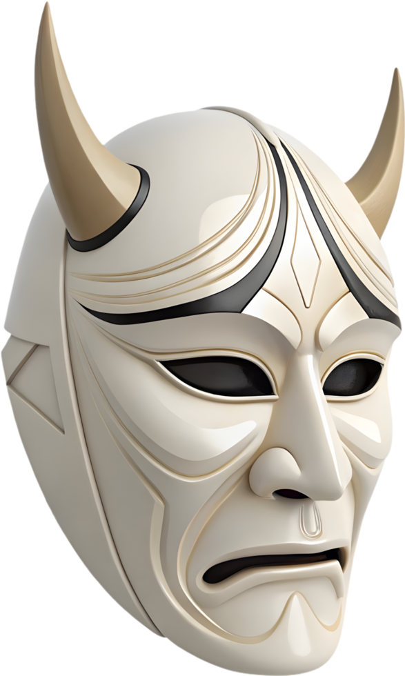 Onnamen Masks, A Traditional Japanese Craft Showcase. . png