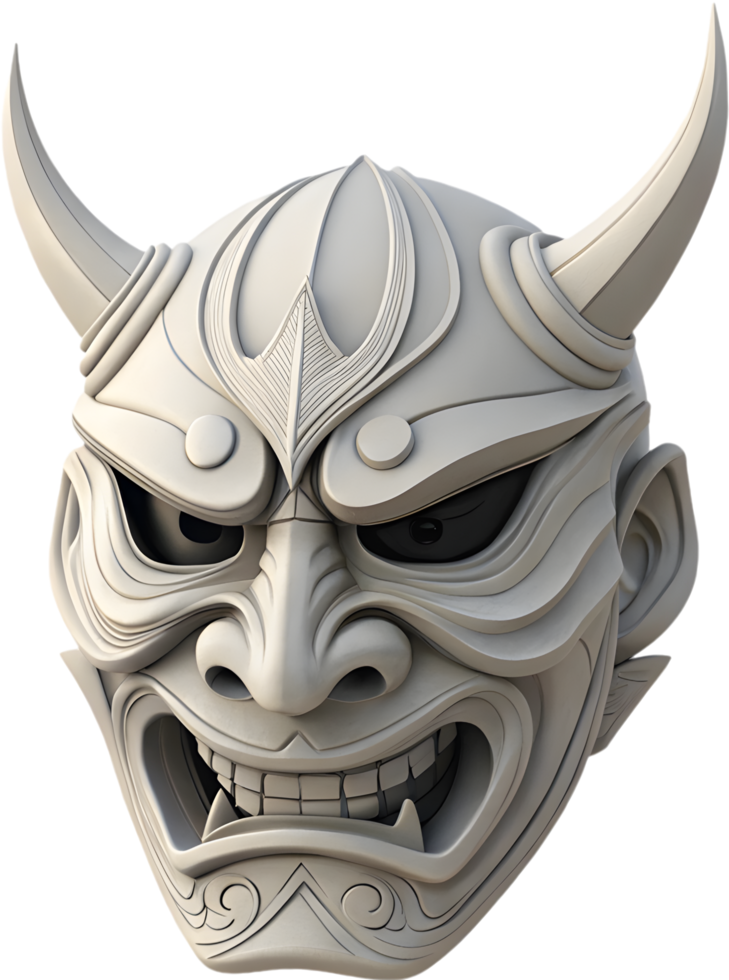 Traditional Onnamen Masks as a Reflection of Japanese Art. . png