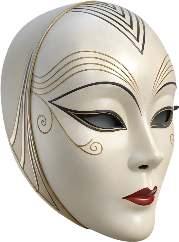Onnamen Masks, A Glimpse into Japanese Cultural Heritage. . png