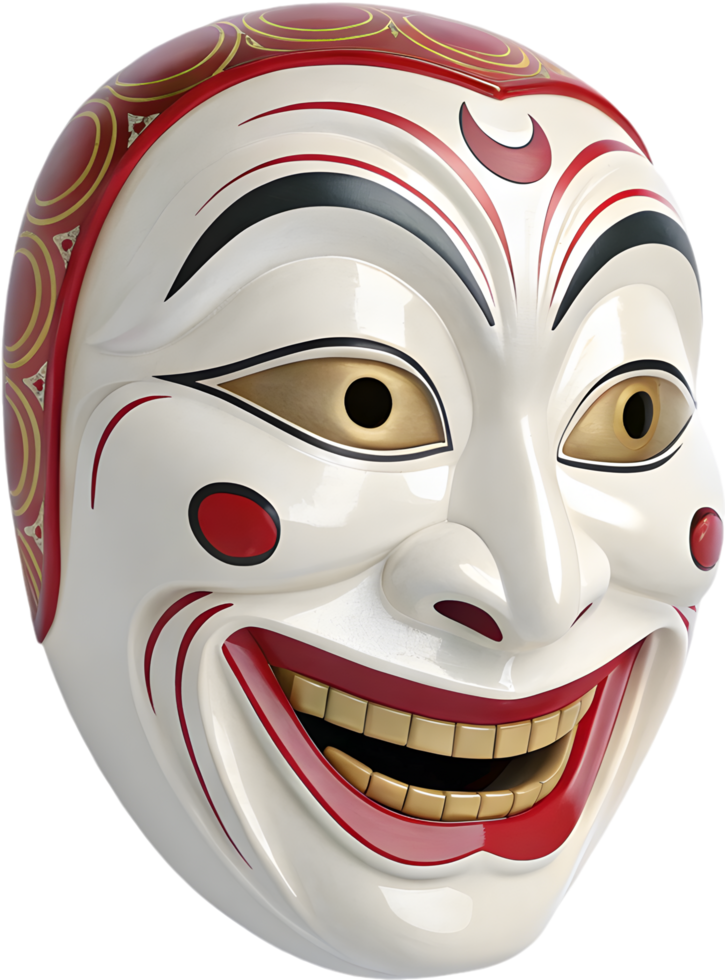 Discover Traditional Japanese Artistry Through Onnamen Masks. . png