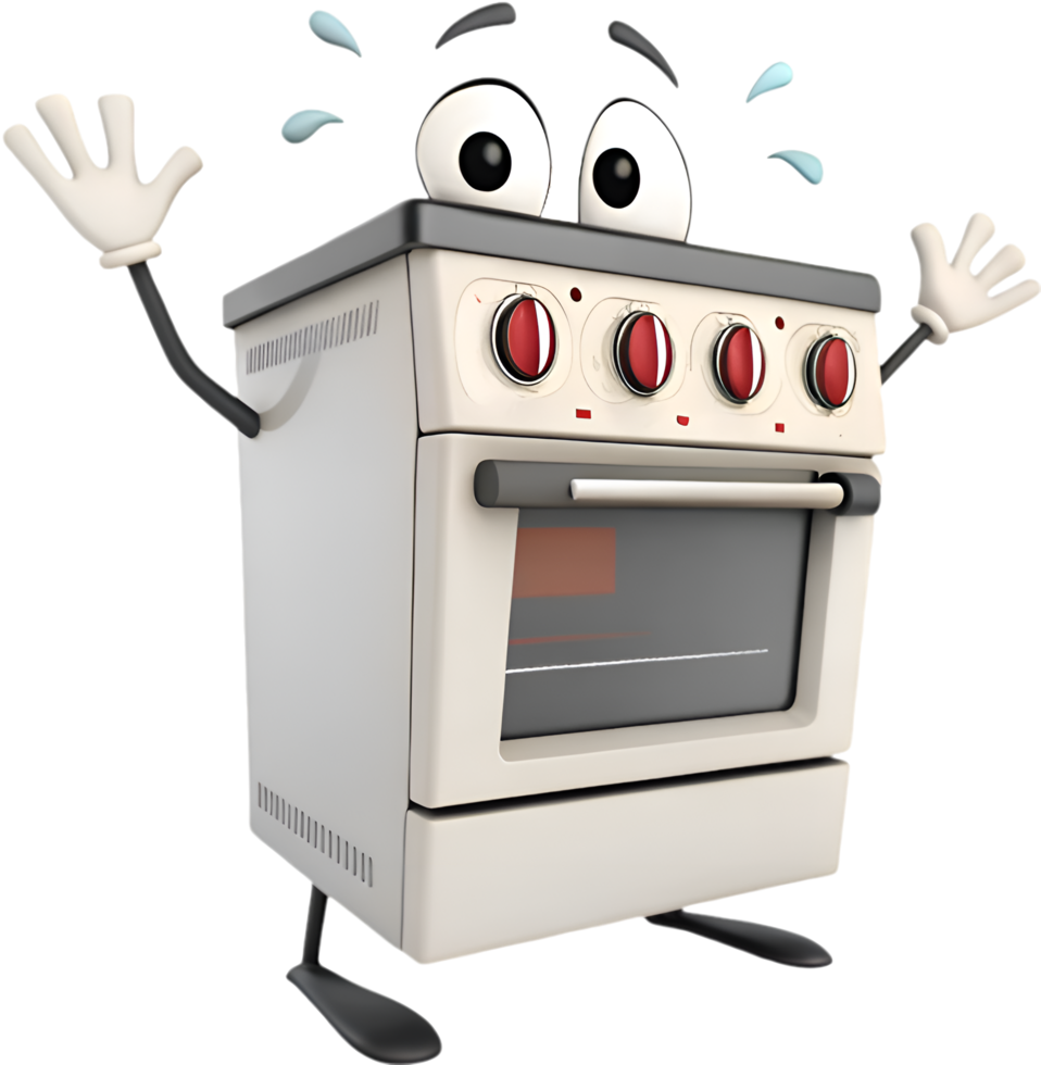 Cute and Colorful Oven Clipart for Adorable Kitchen Illustrations. . png