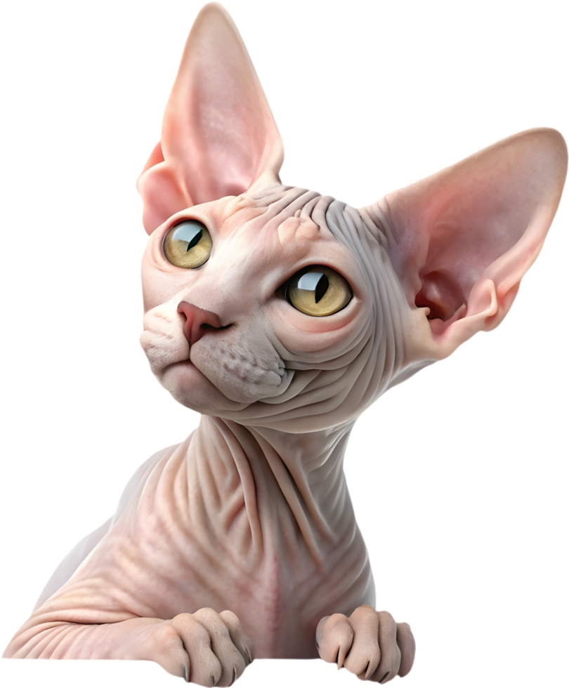 Cute Cat Illustration for Your Adorable and Playful Art Projects. . png