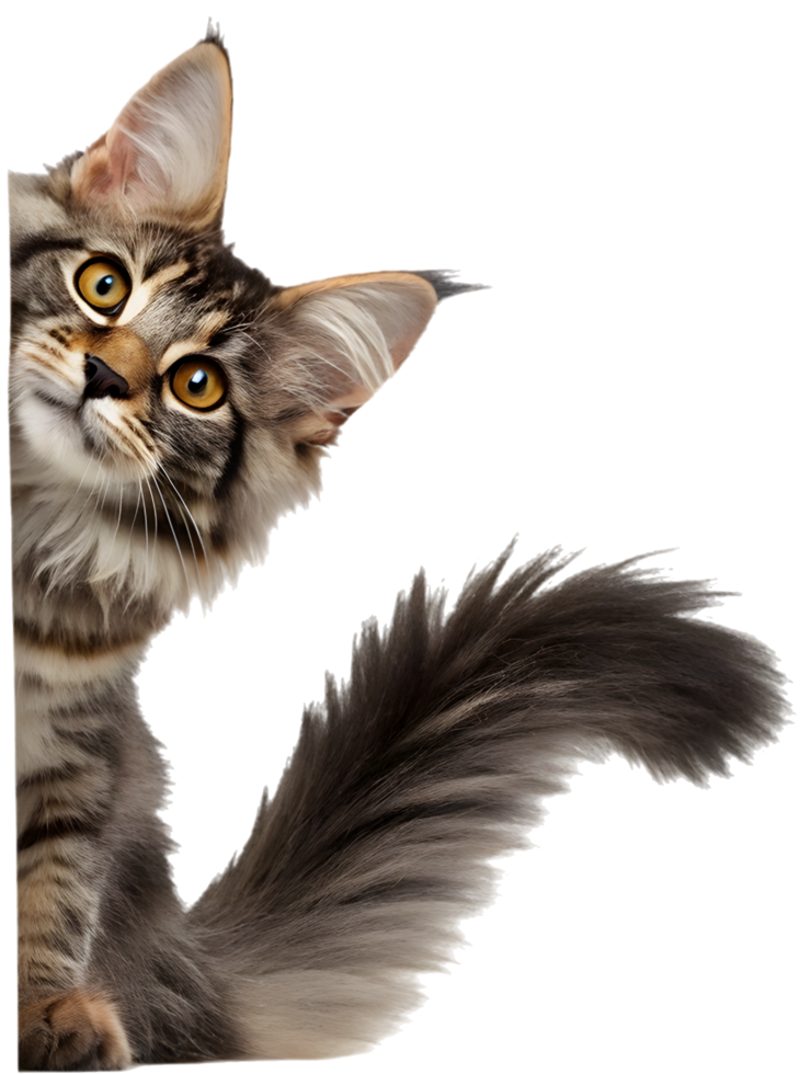 Whimsical Peeking Cat Clipart to Inspire Adorable Moments. . png