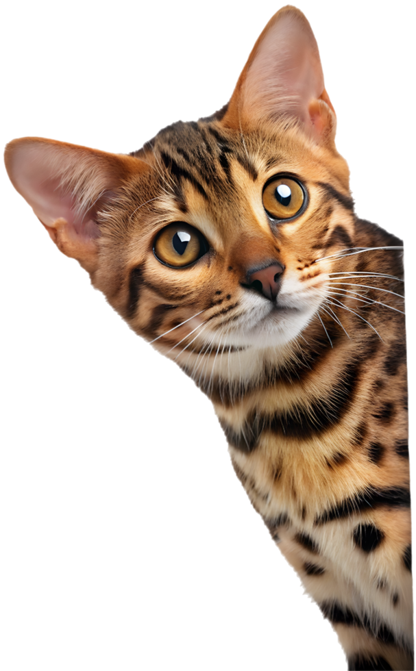 Charming Peeking Kitten Clipart to Spark Creativity in Your Work. . png