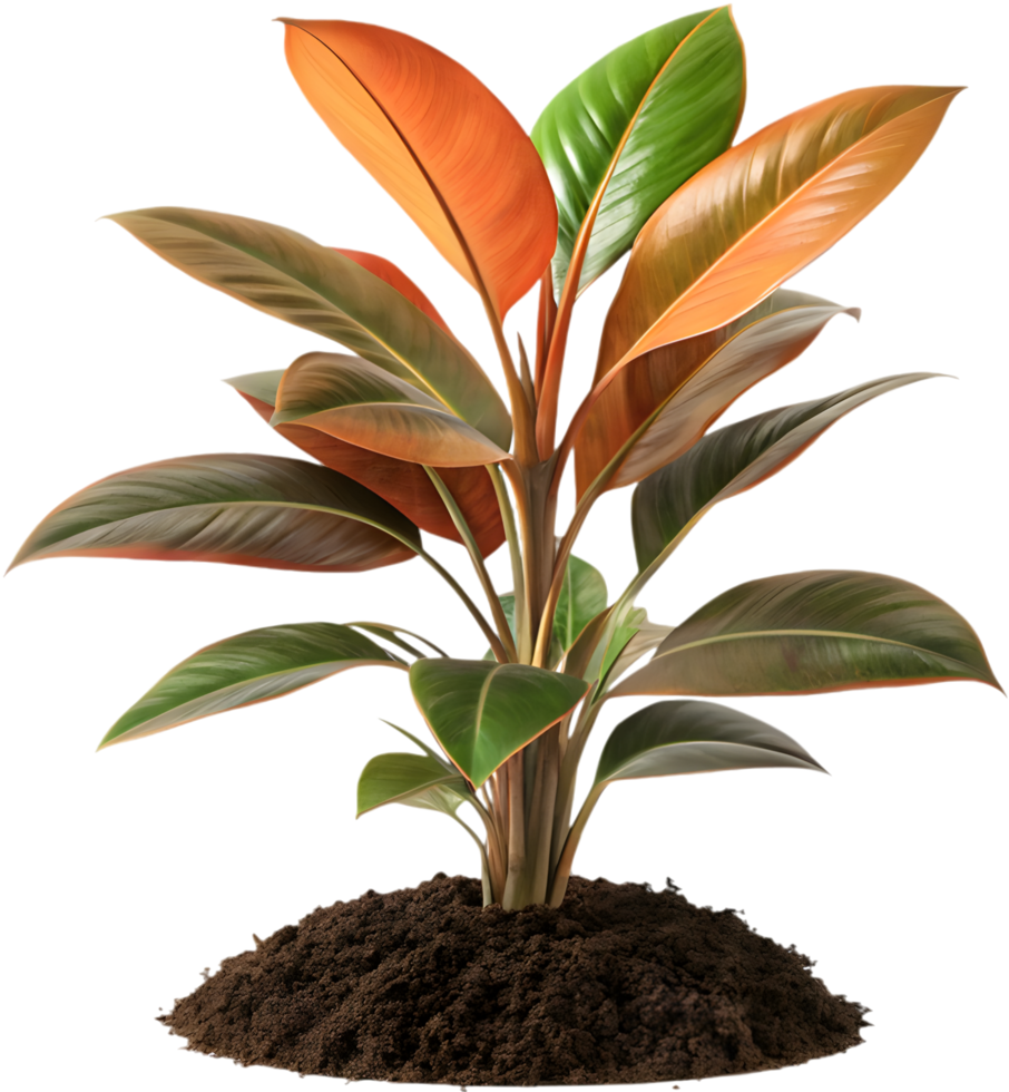 Exquisite Philodendron Gloriosum Plant Clipart for Home and Office Decor. . png