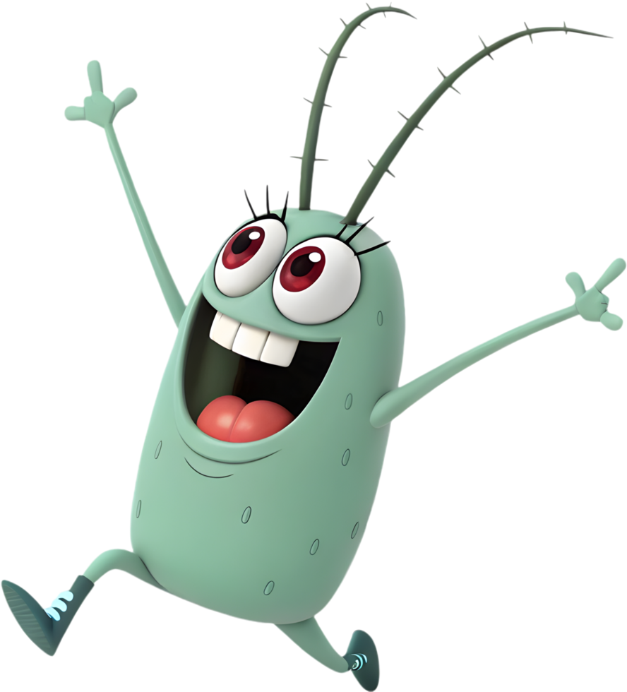 Cute Sea Plankton Clipart for Playful Designs. . png