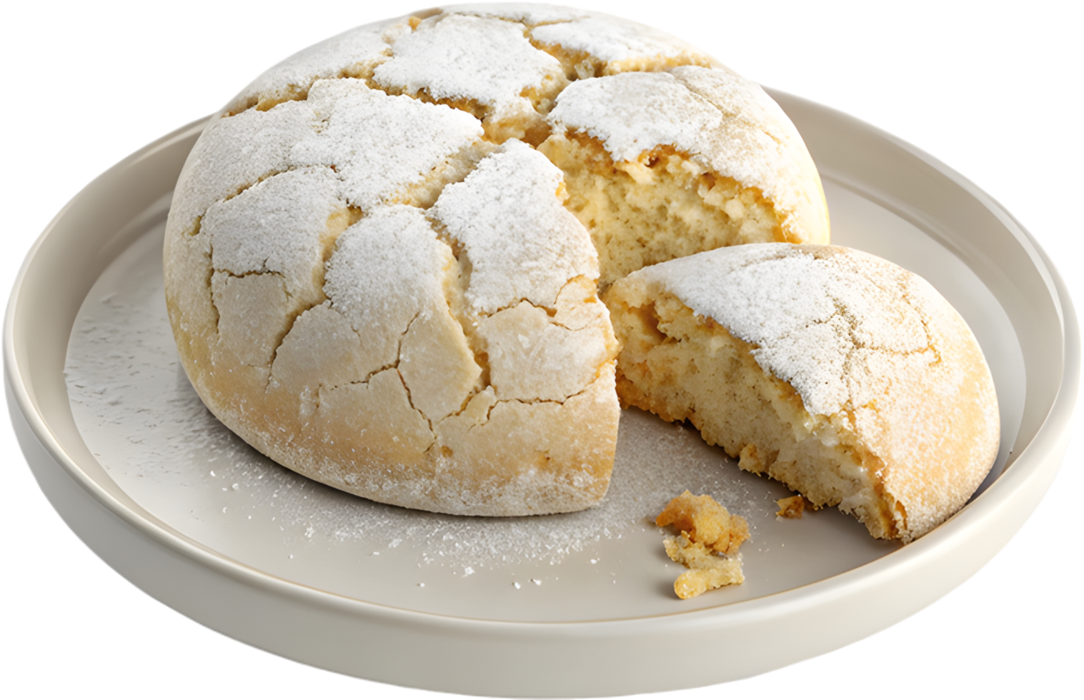 Traditional Spanish Polvorones Clipart for Baked Goods Art. . png