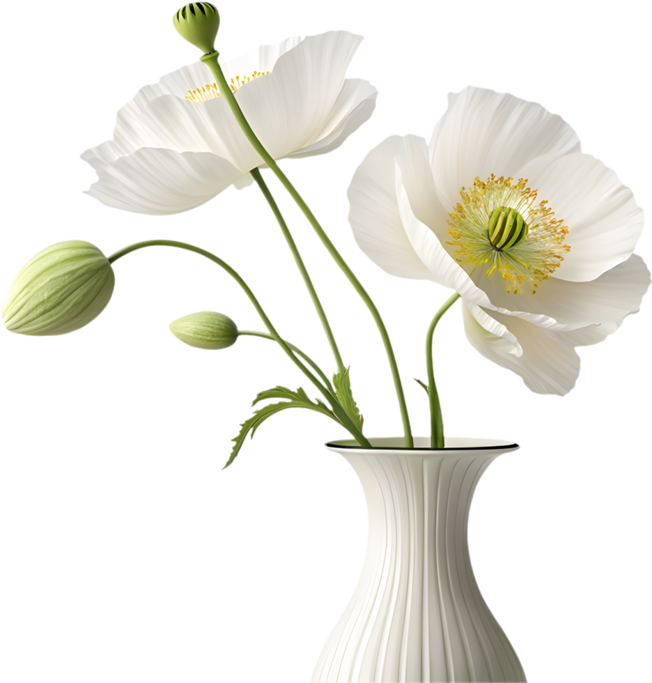 Stunning Red Poppy with Natural Elegance. . png