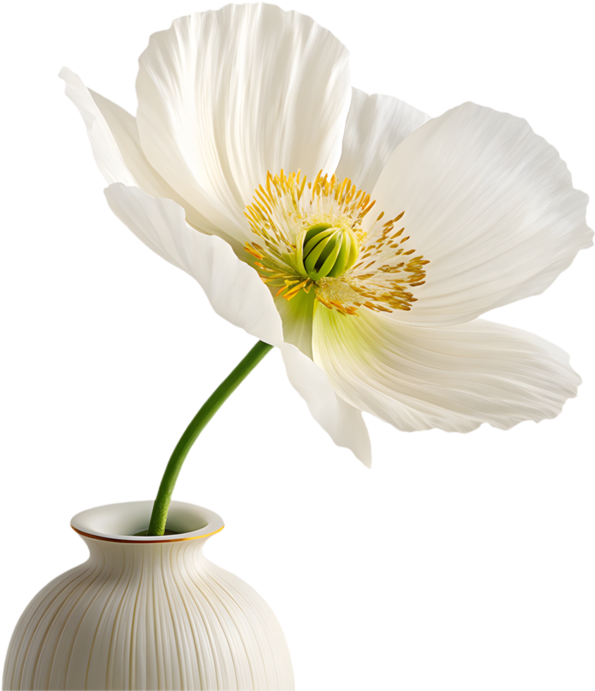 Delicate Poppy Petal Art with Soft Details. . png