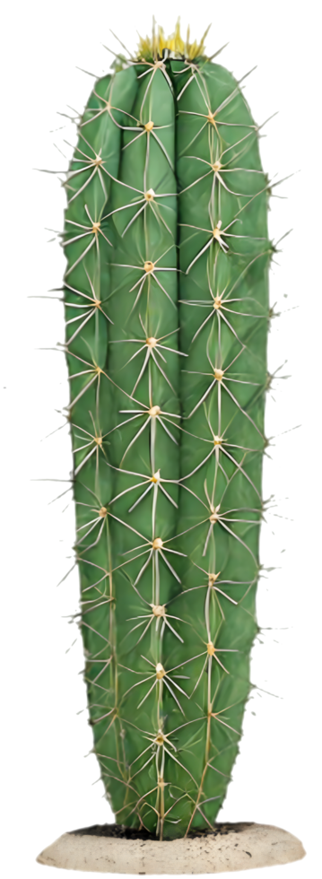 Green Succulent with Sharp Thorns Unique Design. . png