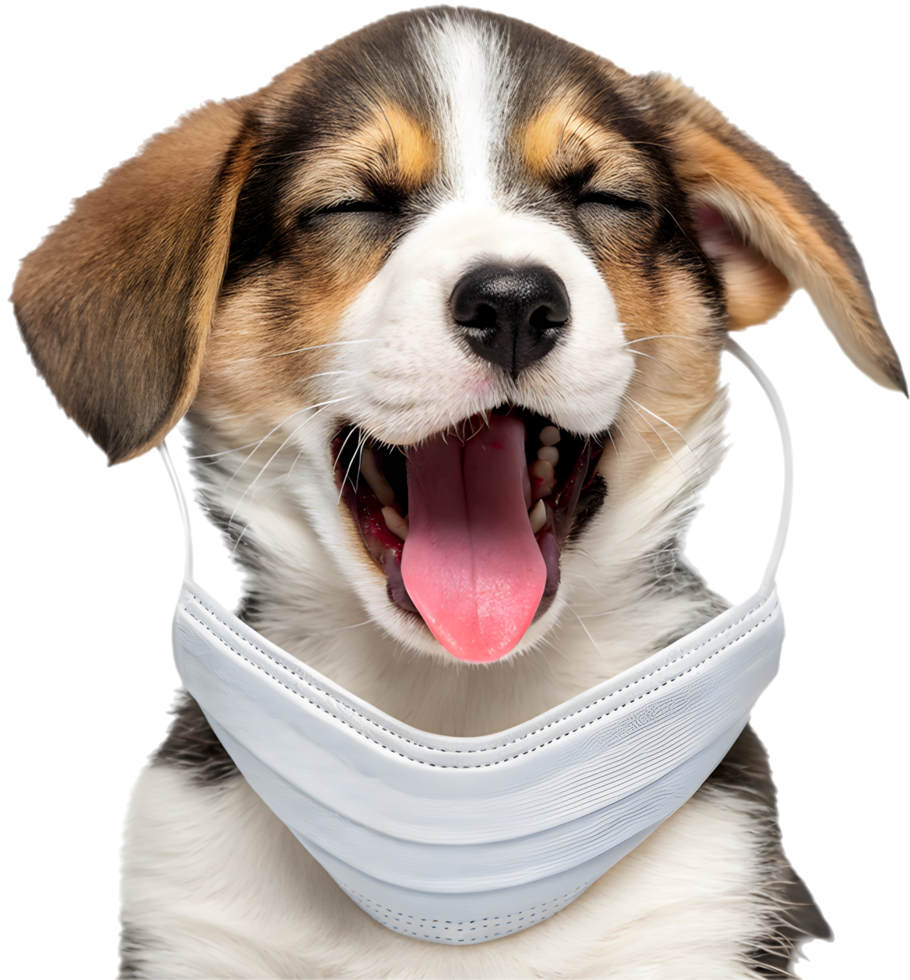 Expressive Puppy Face for Digital Clipart. . png