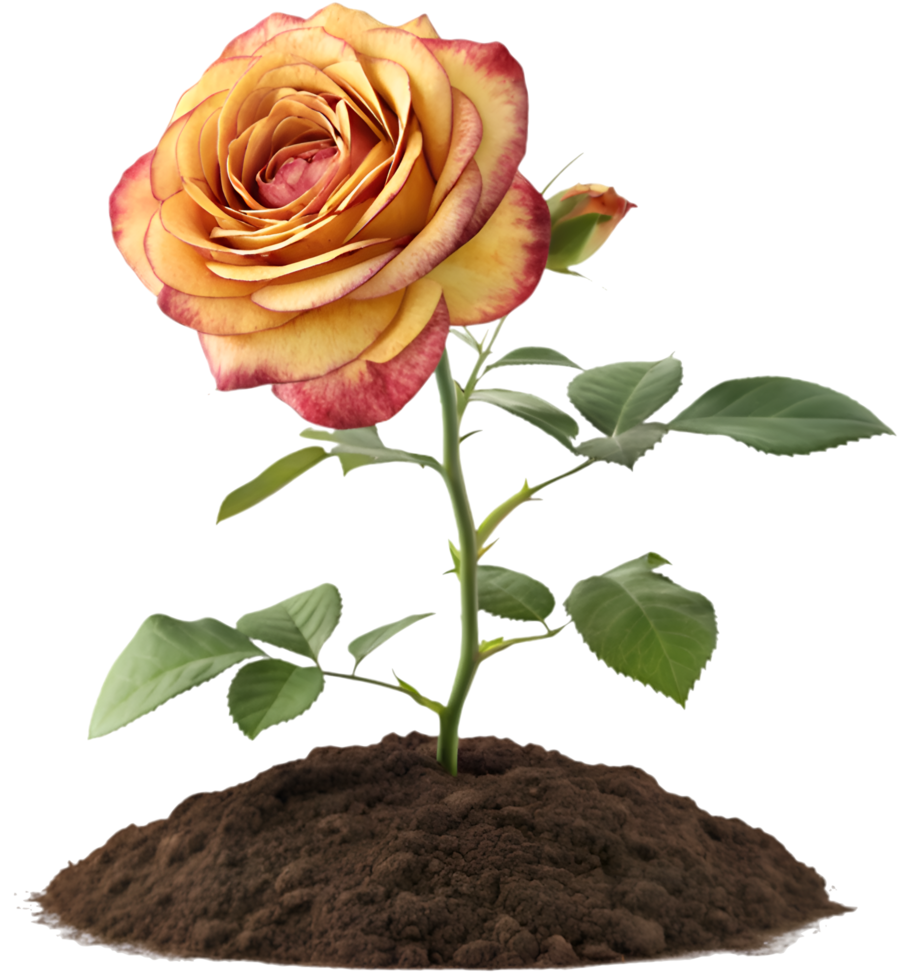 Fresh Flower Rose Clipart for Spring Designs. . png