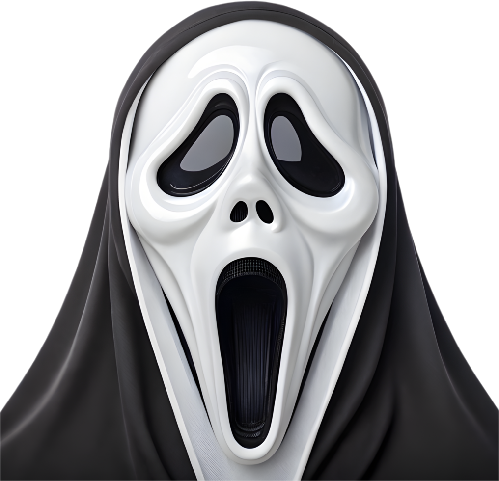Vampire Halloween Mask Clipart for Creepy Art. . png