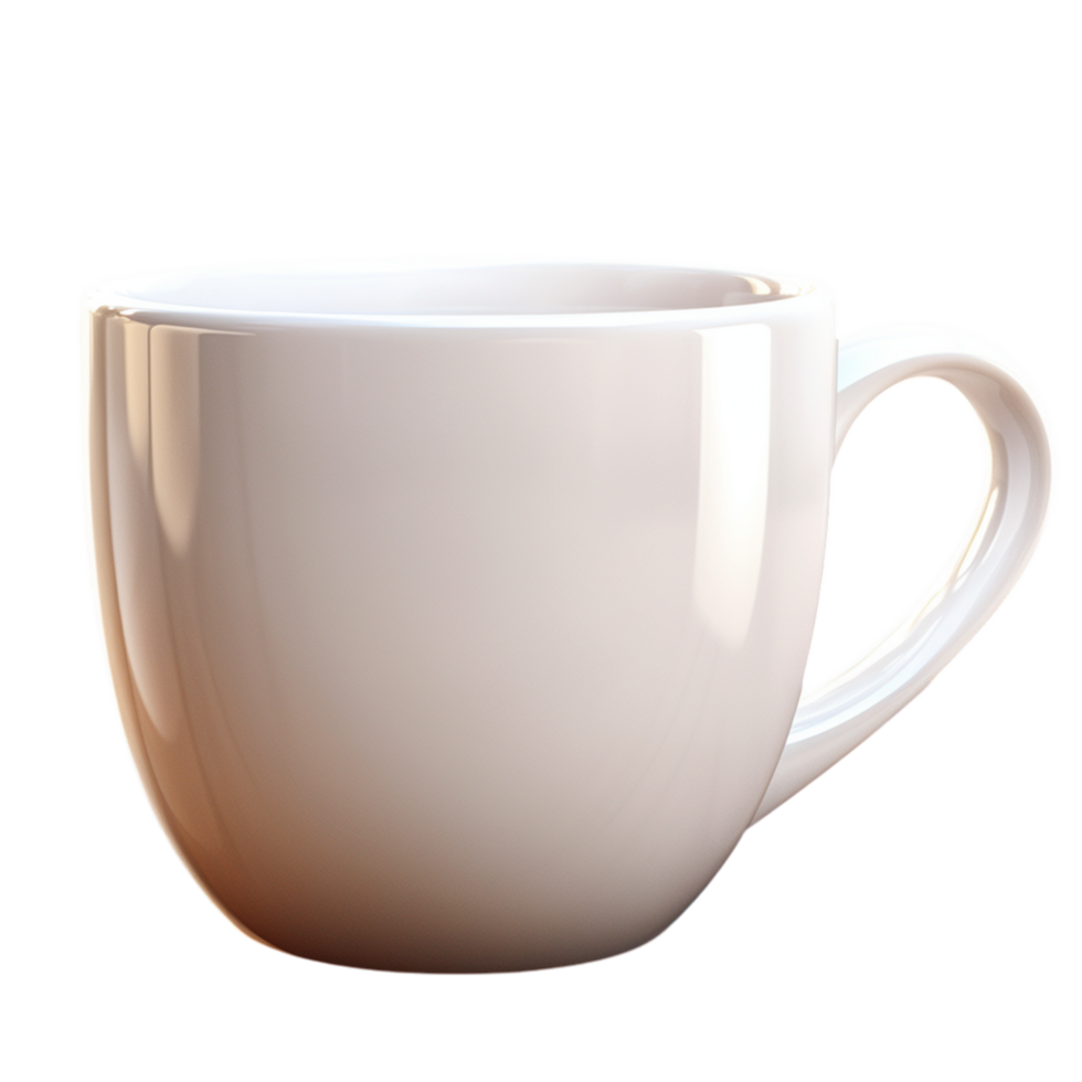 Hot steaming coffee served in a simple white mug png