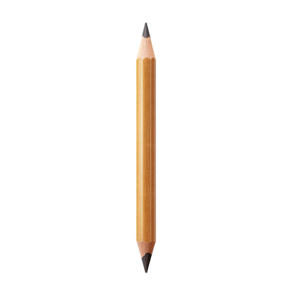 Classic wooden pencil a sharpened graphite tip png