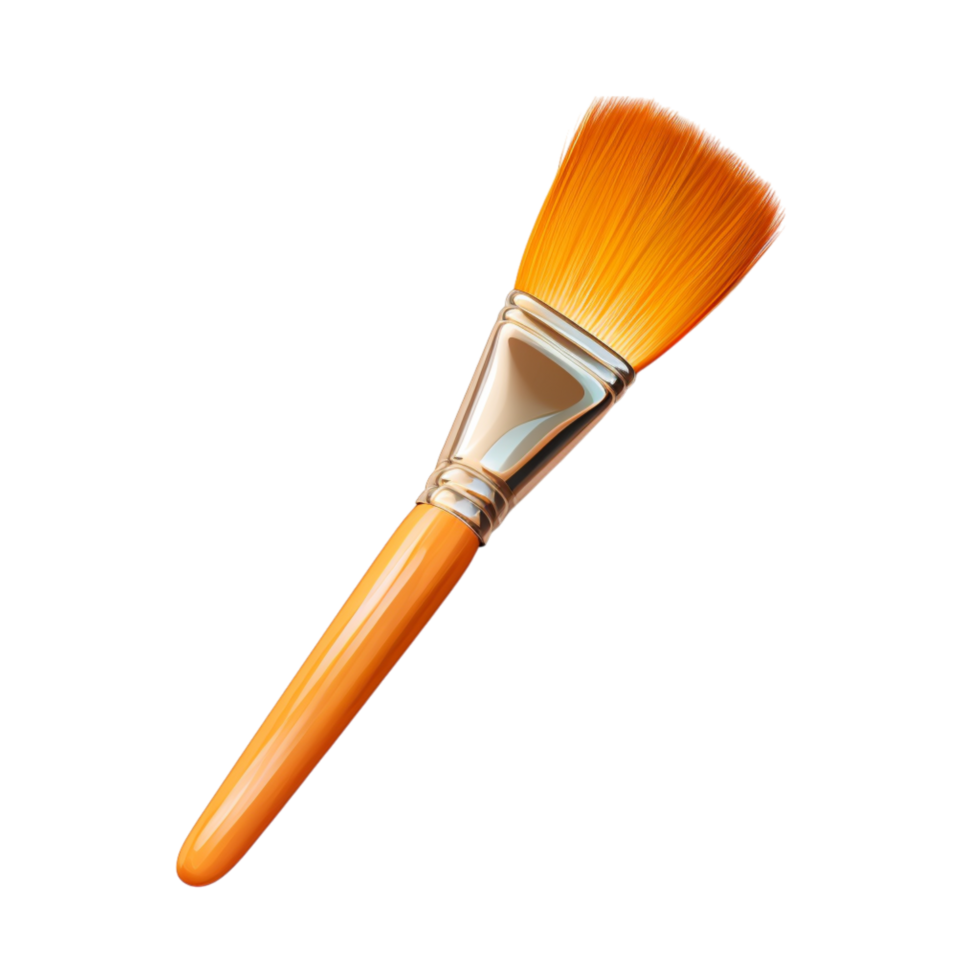 Orange brush soft bristles a sturdy hle png