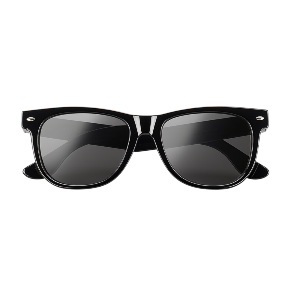 stilvoll schwarz Sonnenbrille ein modern Rahmen rk reflektierend Linsen png