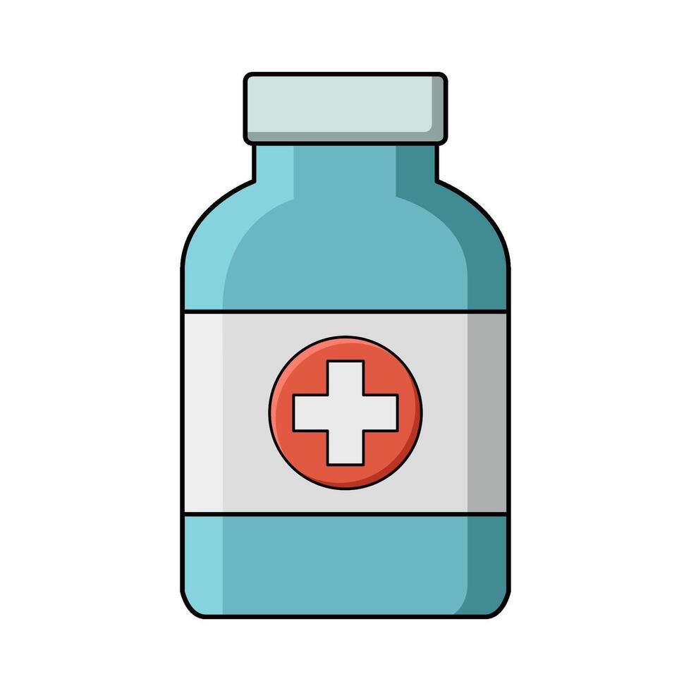 A Pill Bottle vector