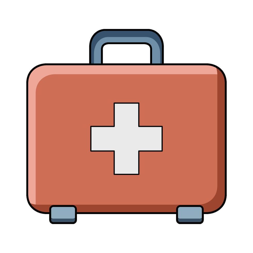 Medication First Aid Kit vector