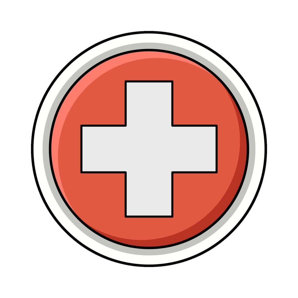 Medical Emergency Button vector