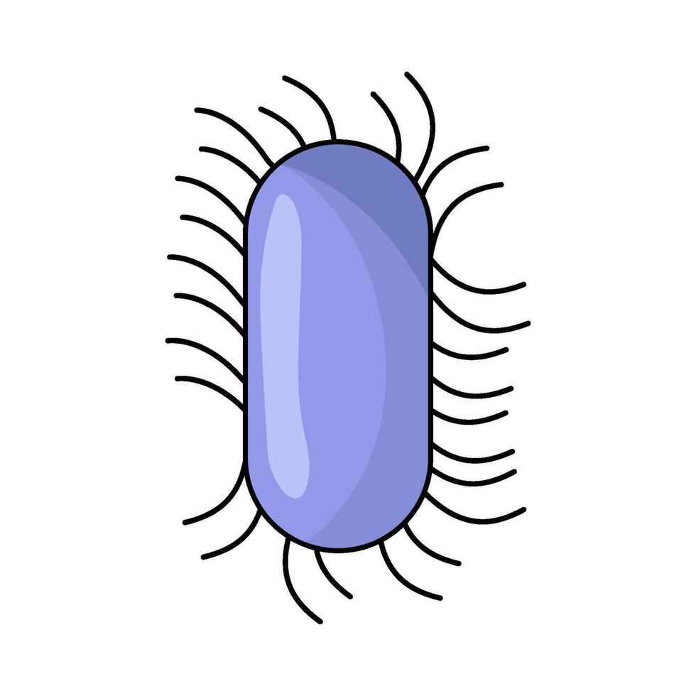 illustration of Purple Bacteria vector