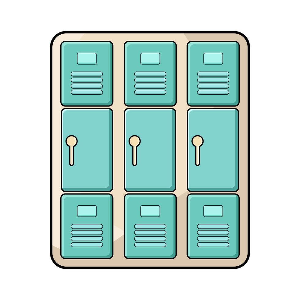 illustration of School Locker vector