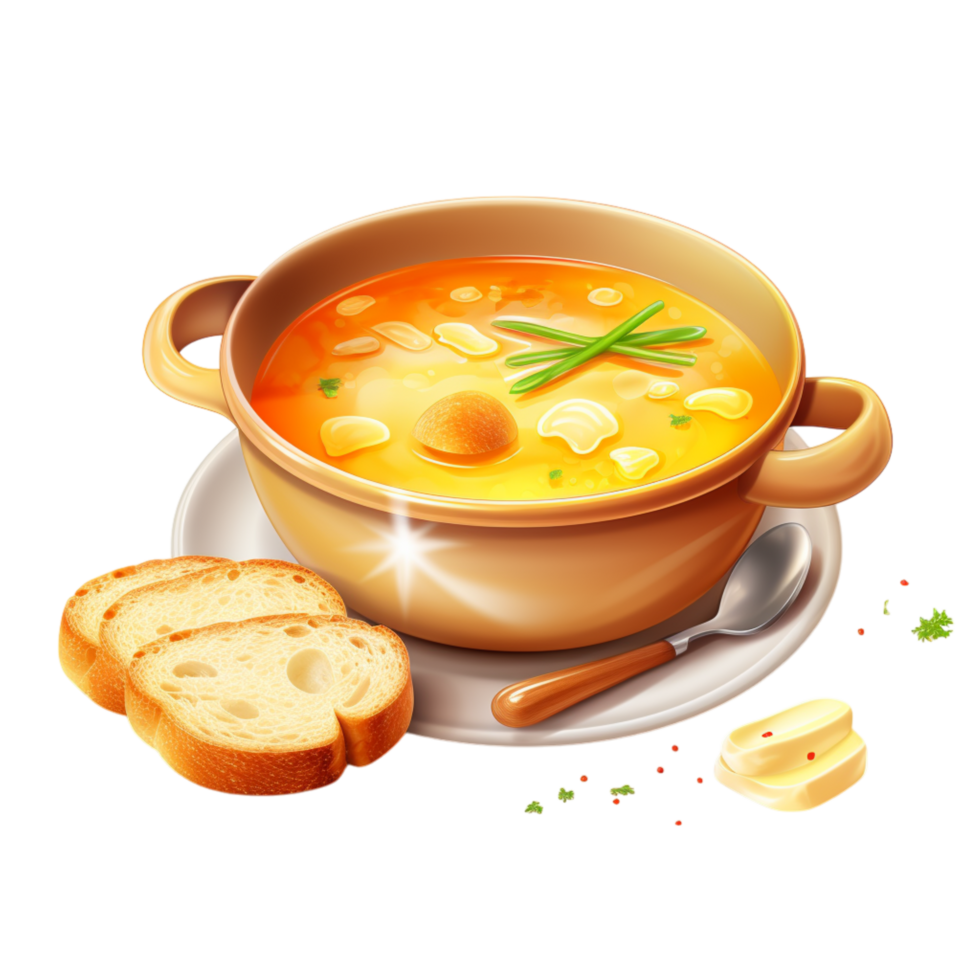 Warm cup of coffee paired with fresh bread rolls png