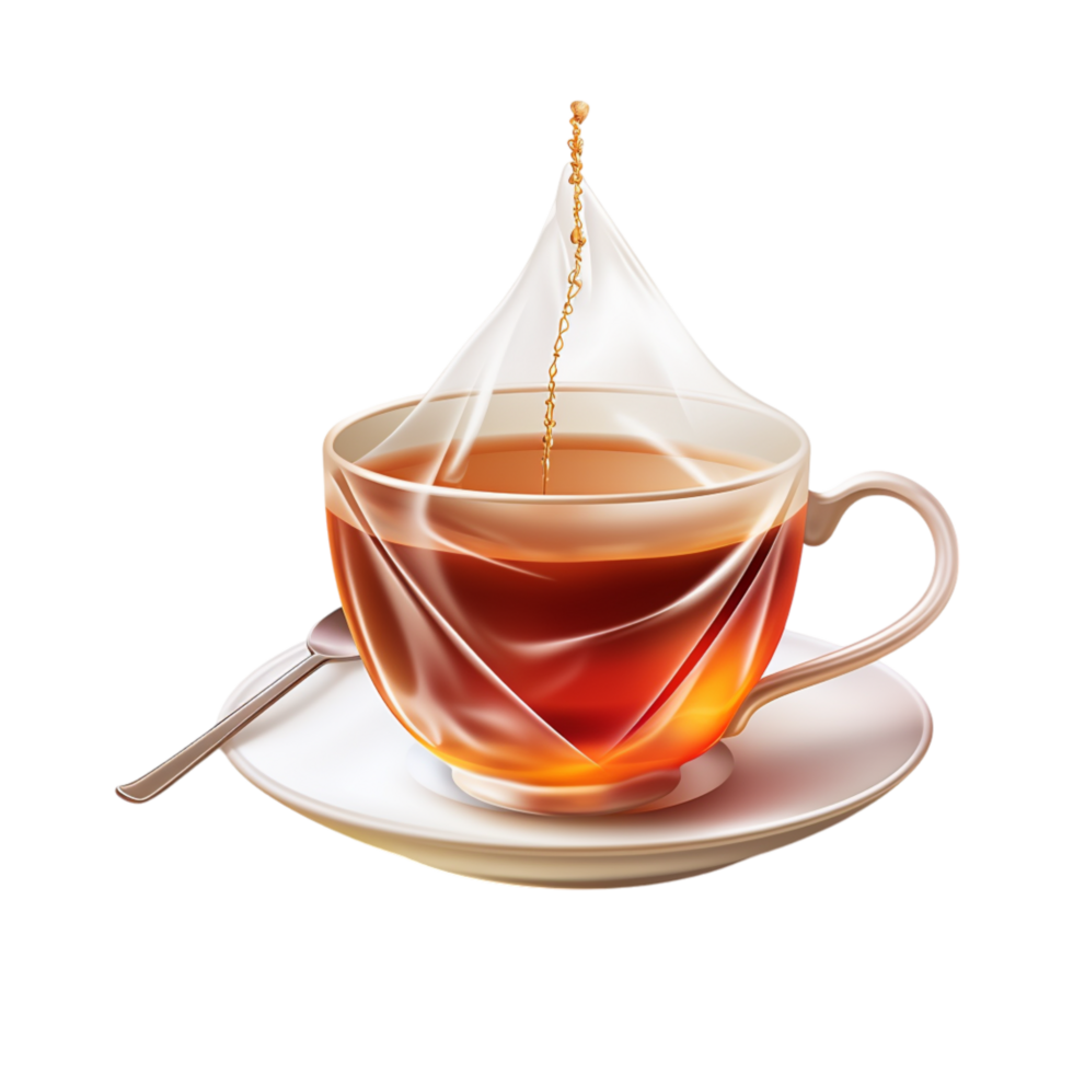Elegant cup of hot coffee with steam rising above the surface png