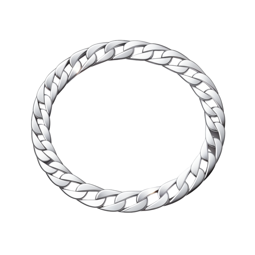 Stylish silver twisted bracelet with a polished, elegant finish png