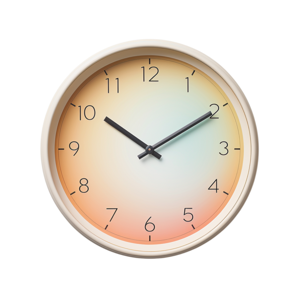 Vintage pink alarm clock with two bells and black hands displaying time png