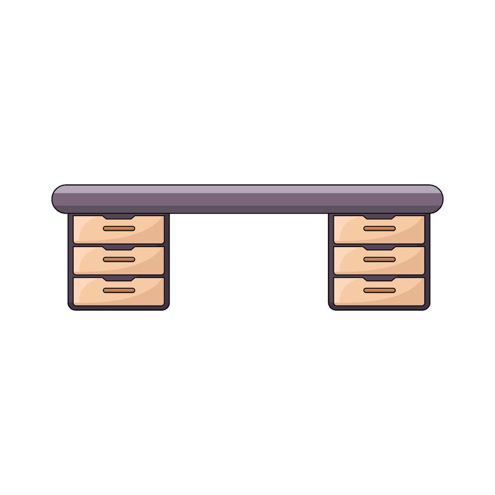 illustration of School Desk vector