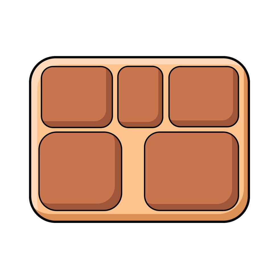 illustration of Meal Tray vector